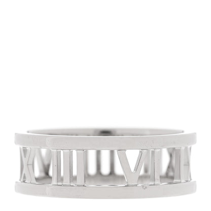 Tiffany 18K White Gold Atlas Open Ring  55 7.25 3 of 3