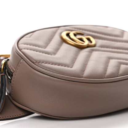 Gucci Calfskin Matelasse GG Marmont Belt Bag 95 38 Porcelain Rose 8 of 10