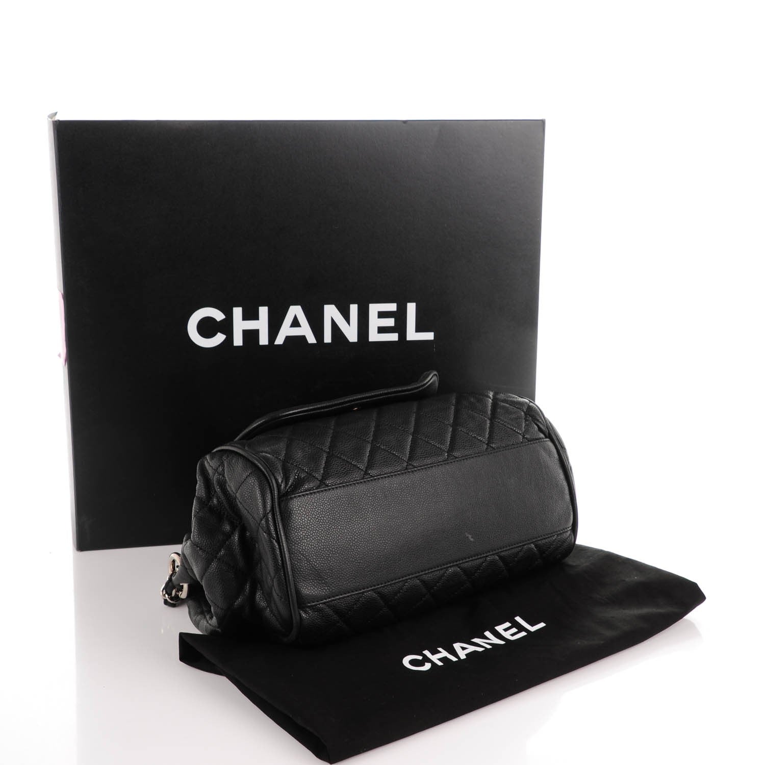 Chanel Caviar Quilted Timeless Accordion Flap Black 4 of 7