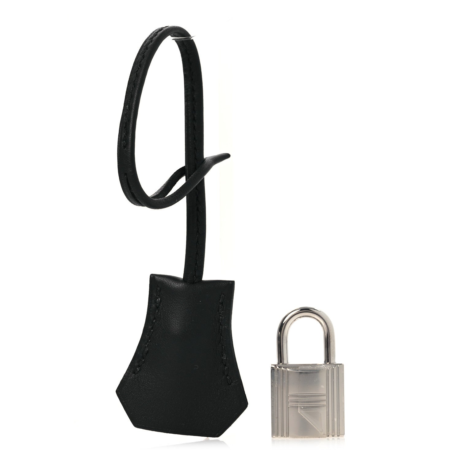 Hermes Swift Lock and Key Clochette Set Black 1 of 5