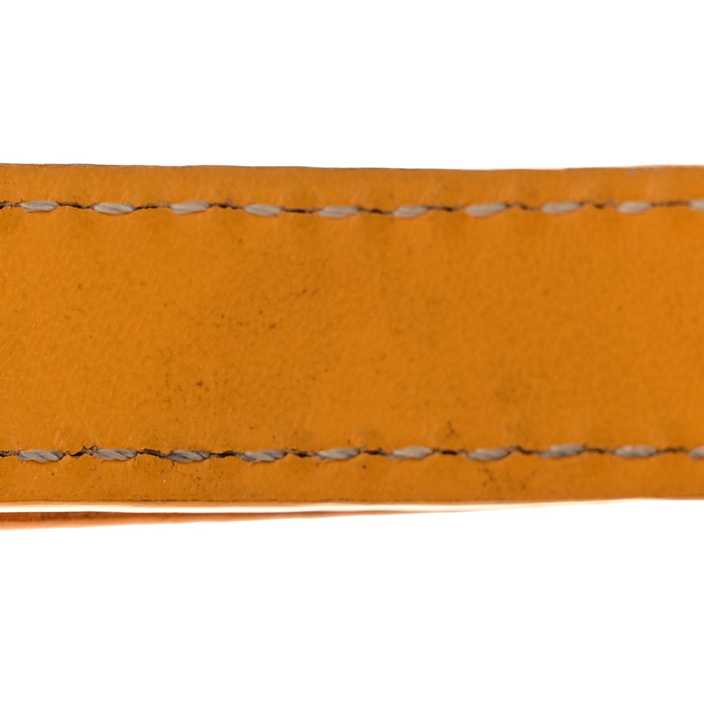 Calfskin Adjustable Shoulder Strap Yellow