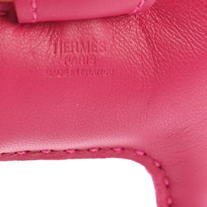 Hermes Milo Lambskin Grigri Rodeo Horse Bag Charm PM Rose Mexico 3 of 6