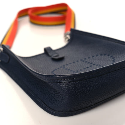Hermes Taurillon Clemence Amazone Evelyne TPM Bleu Nuit 7 of 9