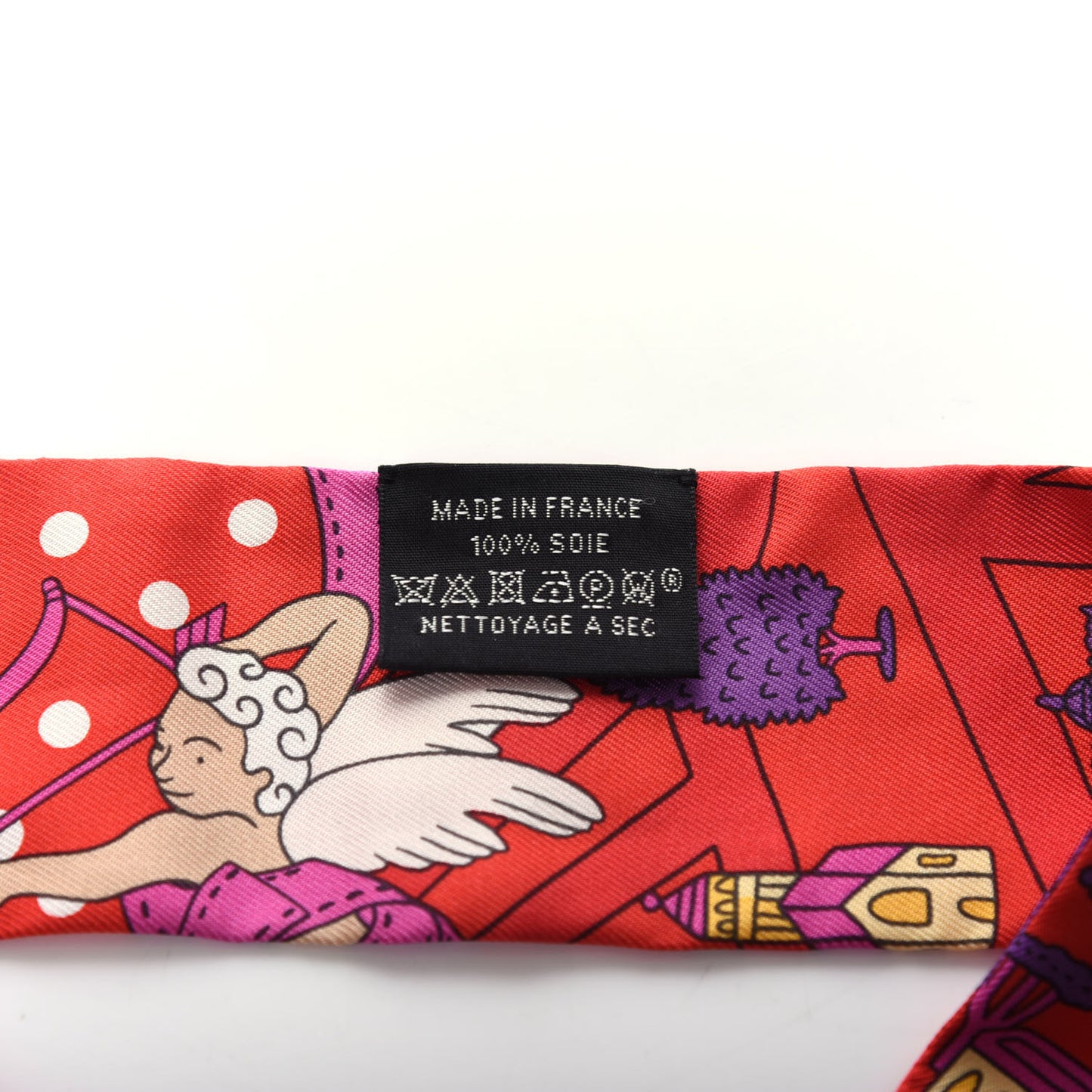 Silk Les Nouveaux Amoureux de Paris Twilly Rouge Violet Creme