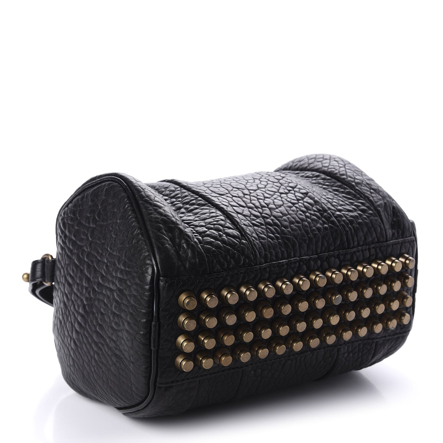 Alexander Wang Pebbled Lambskin Rockie Black Antique Brass Hardware 4 of 9