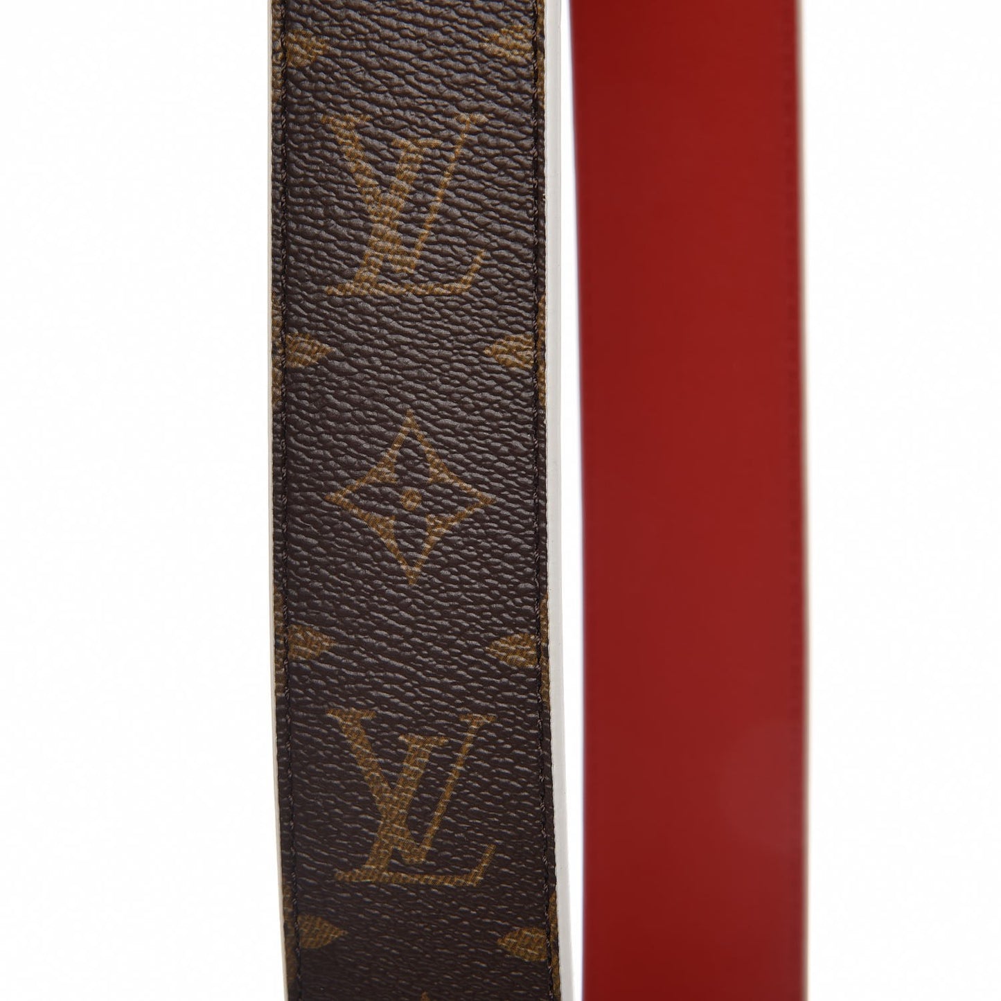 Monogram Bandouliere Shoulder Strap Red