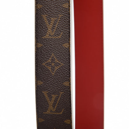 Louis Vuitton Monogram Bandouliere Shoulder Strap Red 5 of 6