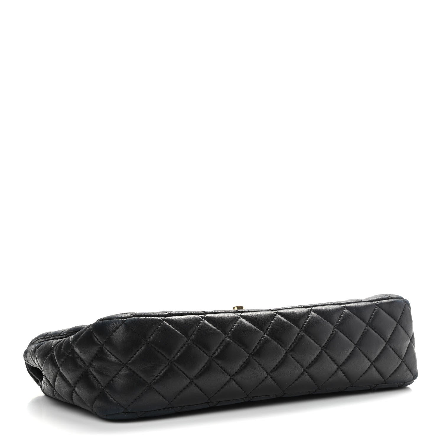 Chanel Lambskin Quilted Valentine Charms Medium Single Flap Black 4 of 9
