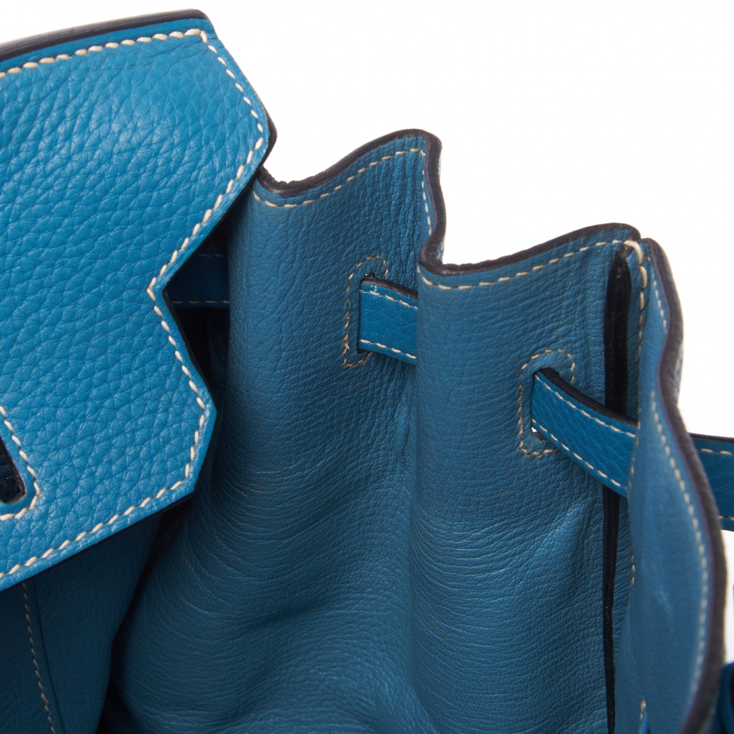 Hermes Togo Birkin 35 Blue Jean 21 of 31