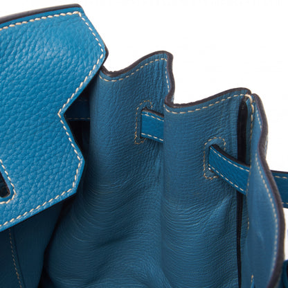 Hermes Togo Birkin 35 Blue Jean 21 of 31