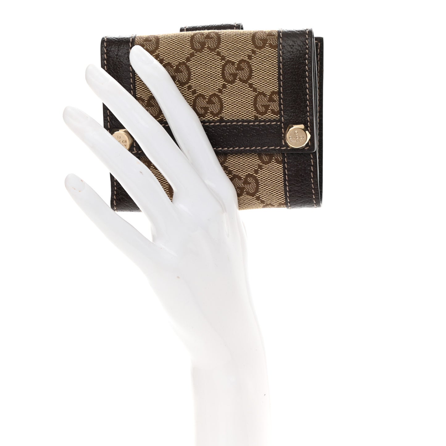 Monogram Charmy Square Wallet Dark Brown
