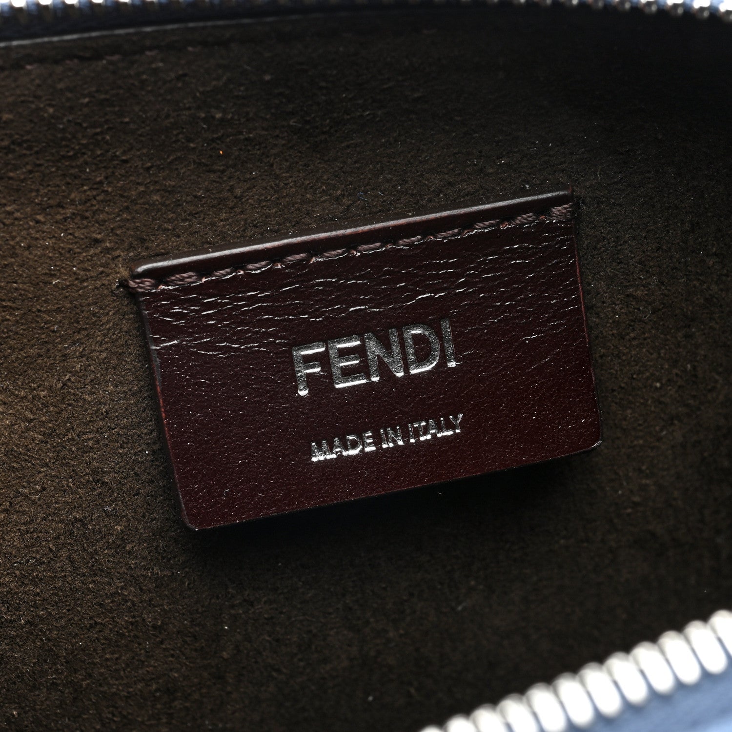 Fendi Yarn Canvas FF Multicolor Embroidered Chinese Valentines Small Melon Bag Blue 6 of 10