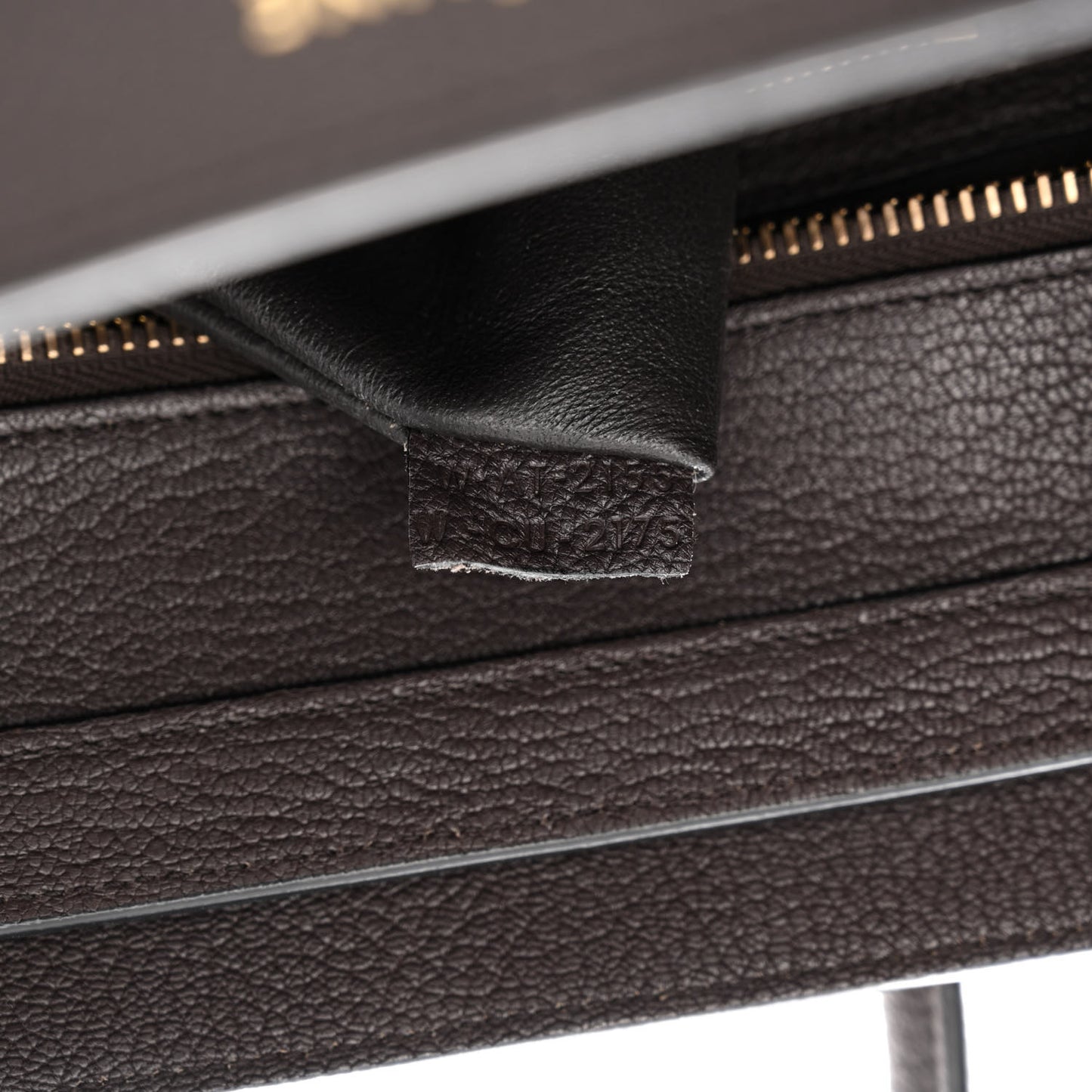 Goatskin Micro Luggage Dark Taupe