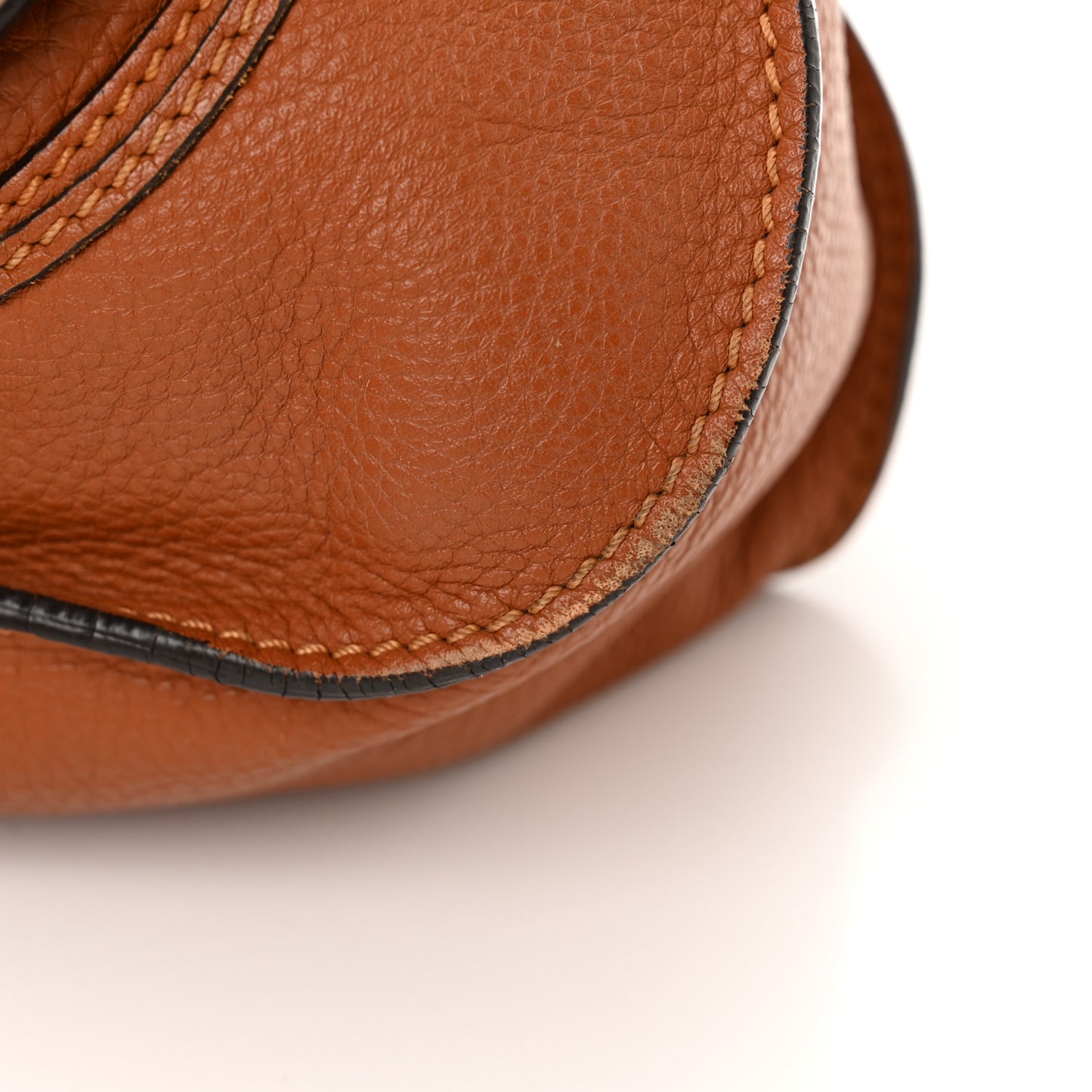 Calfskin Medium Marcie Satchel Tan