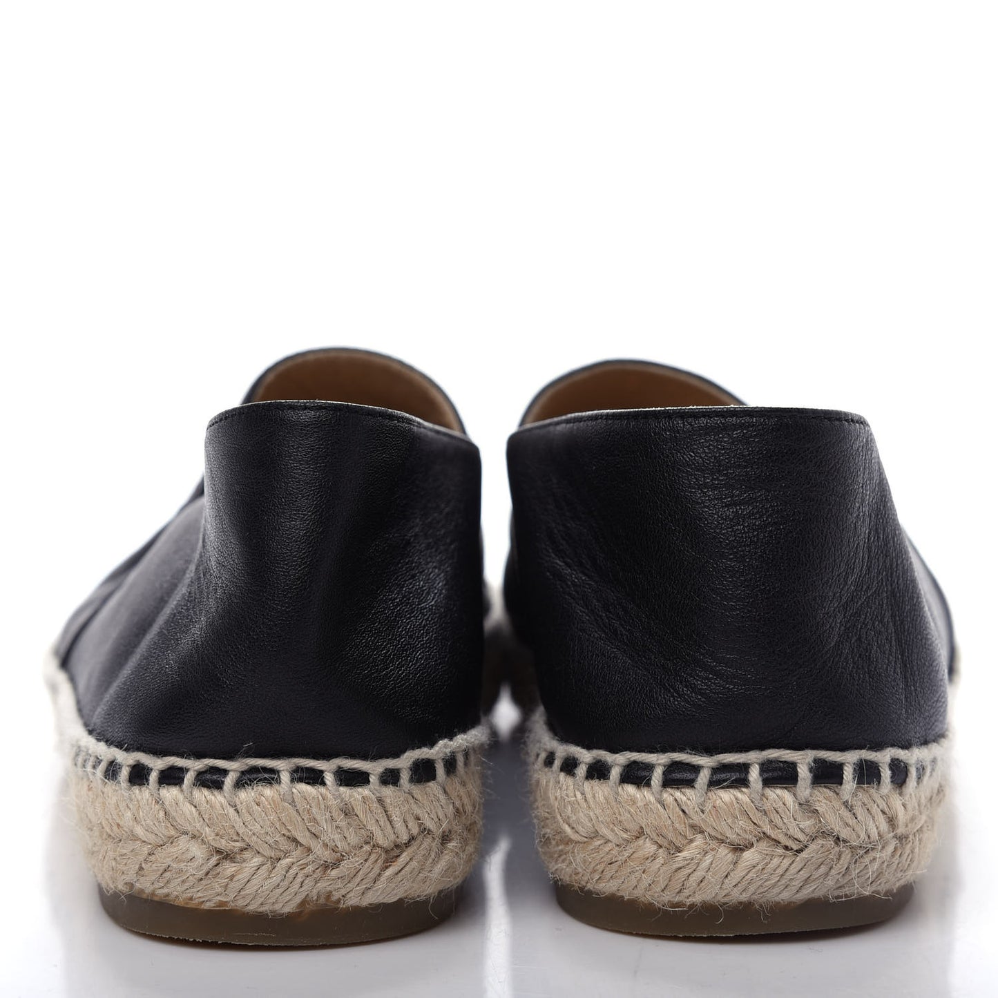 Lambskin CC Espadrilles 42 Black