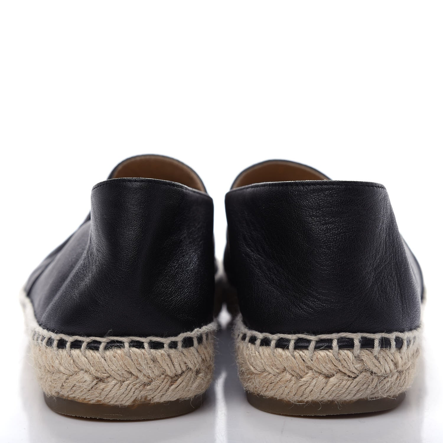 Chanel Lambskin CC Espadrilles 42 Black 7 of 11