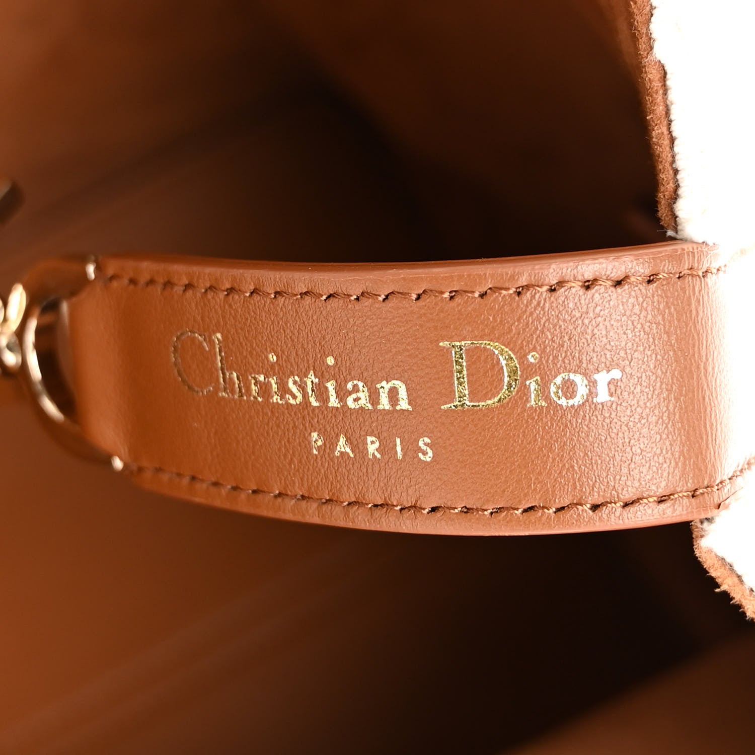 Christian Dior Cotton Pibiones Woven Macrocannage Medium Toujours Beige 6 of 9