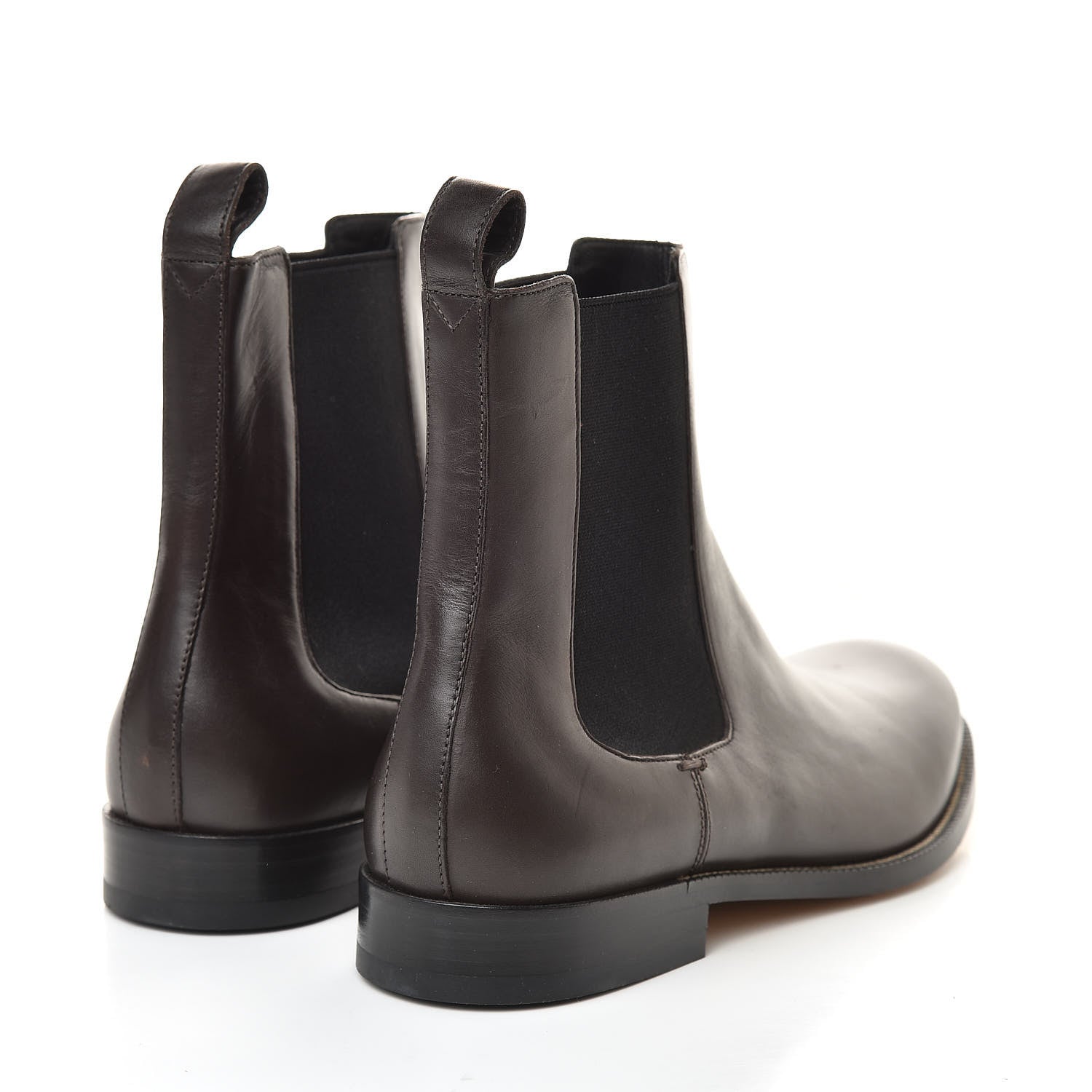 Gucci Calfskin Mens Chelsea Ankle Boots 10.5 Brown 4 of 8