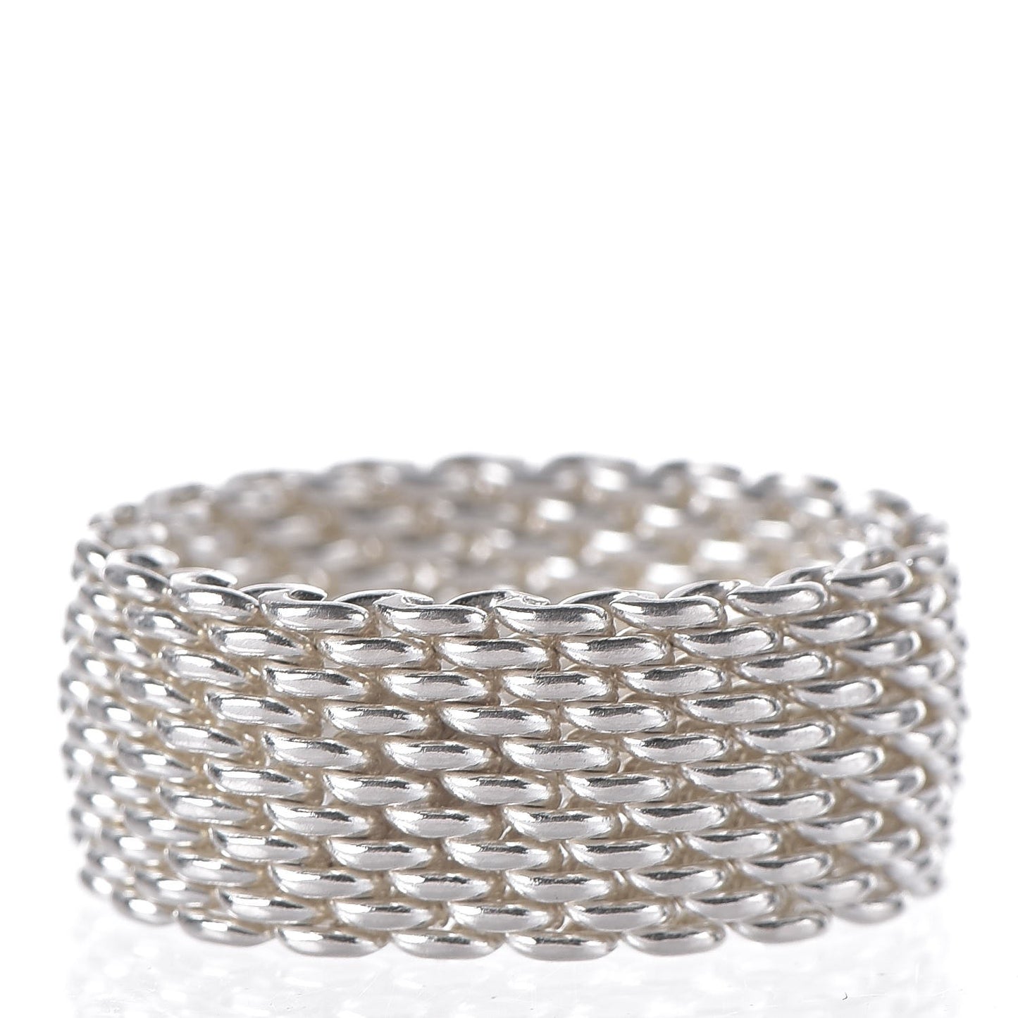 Sterling Silver Somerset Mesh Ring 51 5.75
