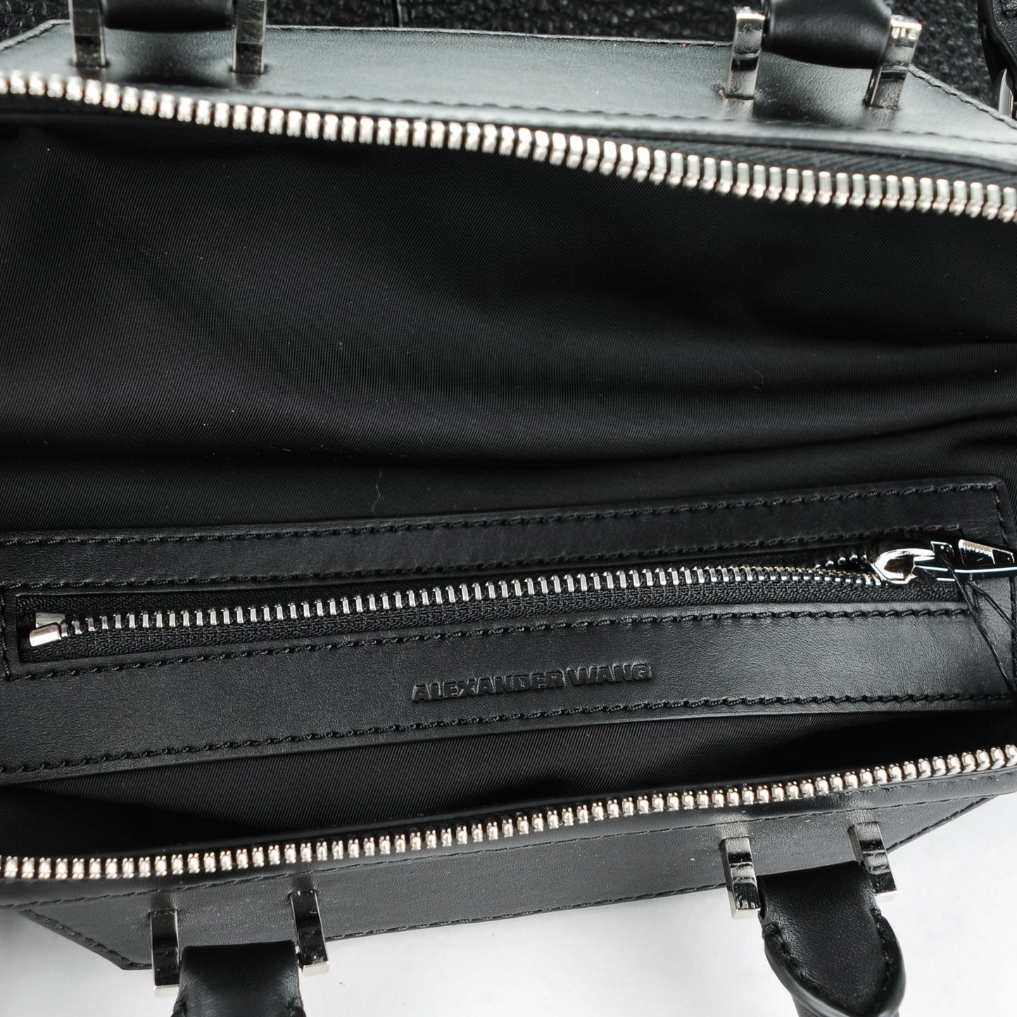 Pebbled Calfskin Small Emile Black