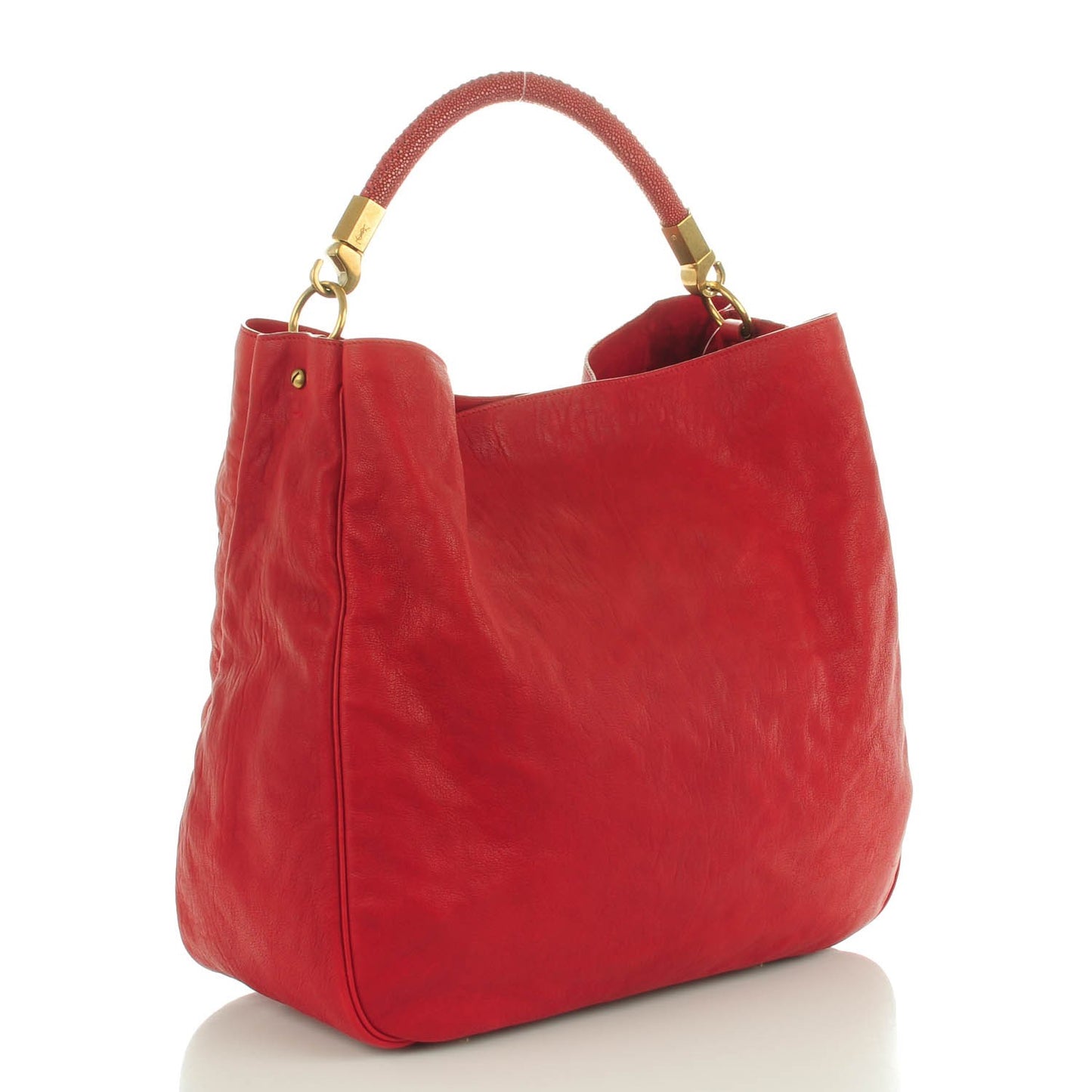 Sheepskin Stingray Large Roady Hobo Red