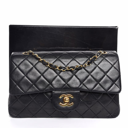 Chanel Lambskin Quilted Small Double Flap Black 10 of 10