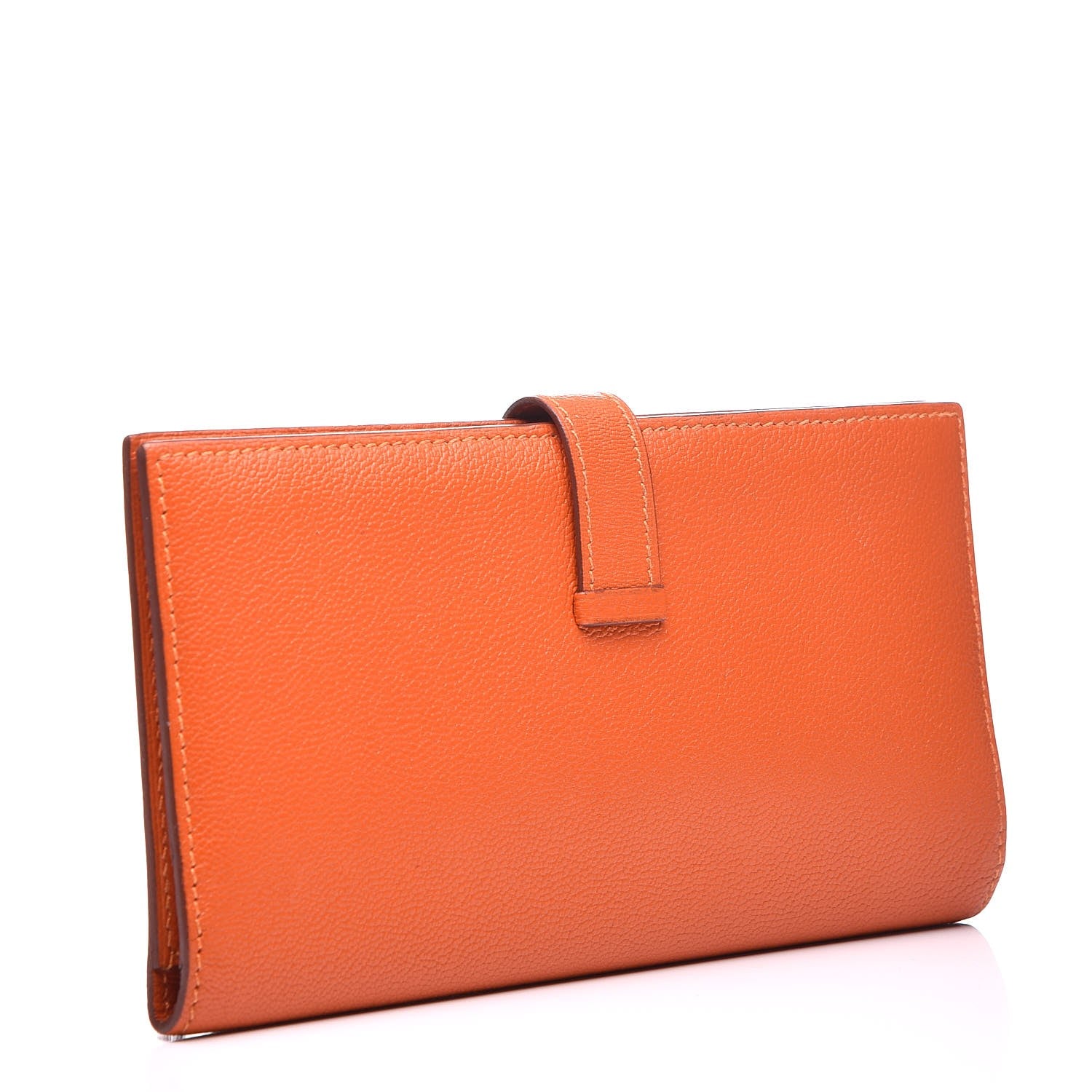 Hermes Chevre Mysore Bearn Wallet Feu 3 of 9