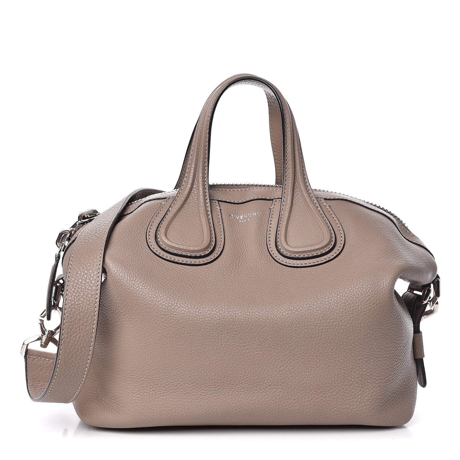 Givenchy Pebbled Calfskin Small Nightingale Mastic 1 of 16