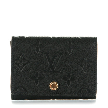 Louis Vuitton Empreinte Business Card Holder Black 1 of 7