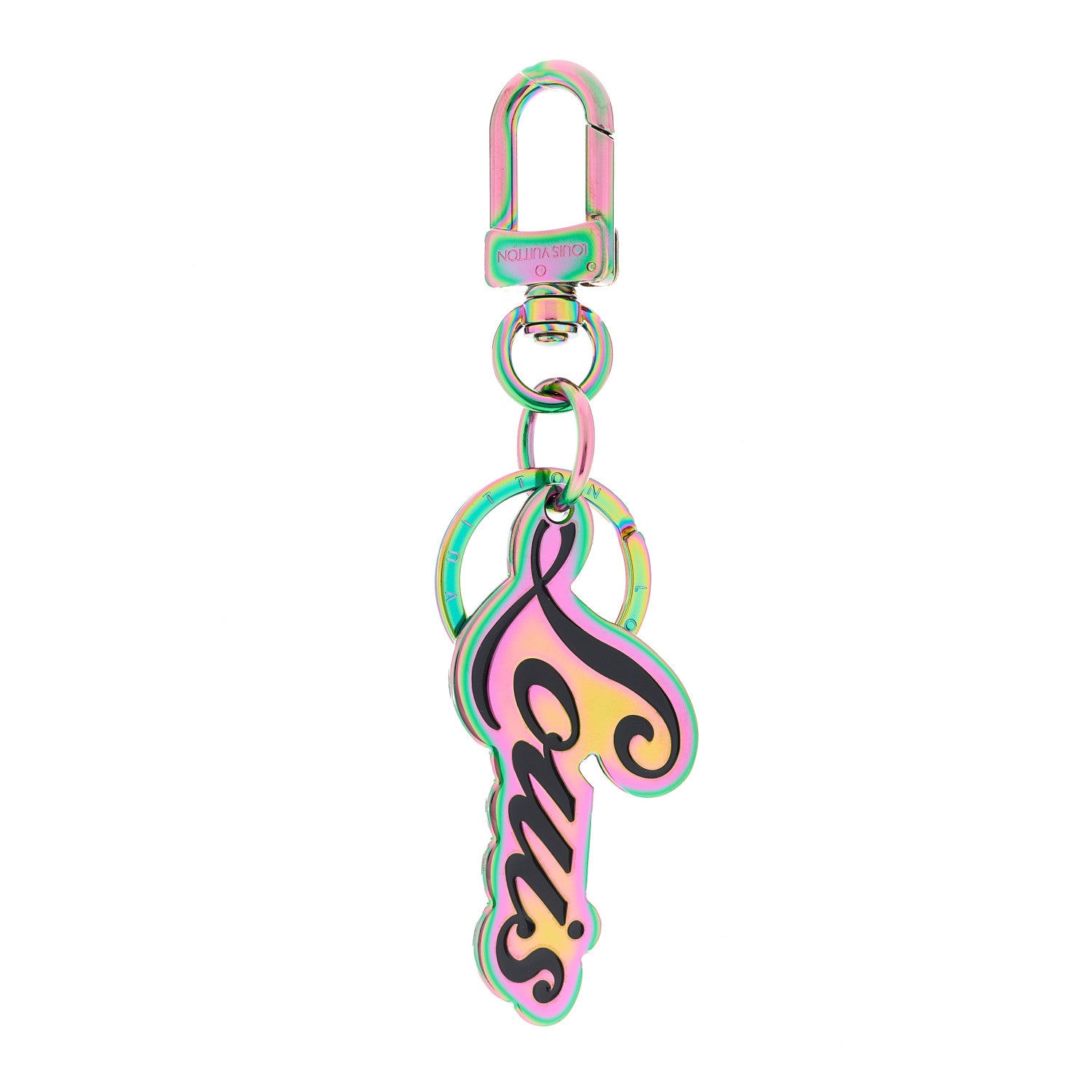 Louis Vuitton Metallic Rainbow Porte Cles Louis Bag Charm Key Holder Multicolor 1 of 3