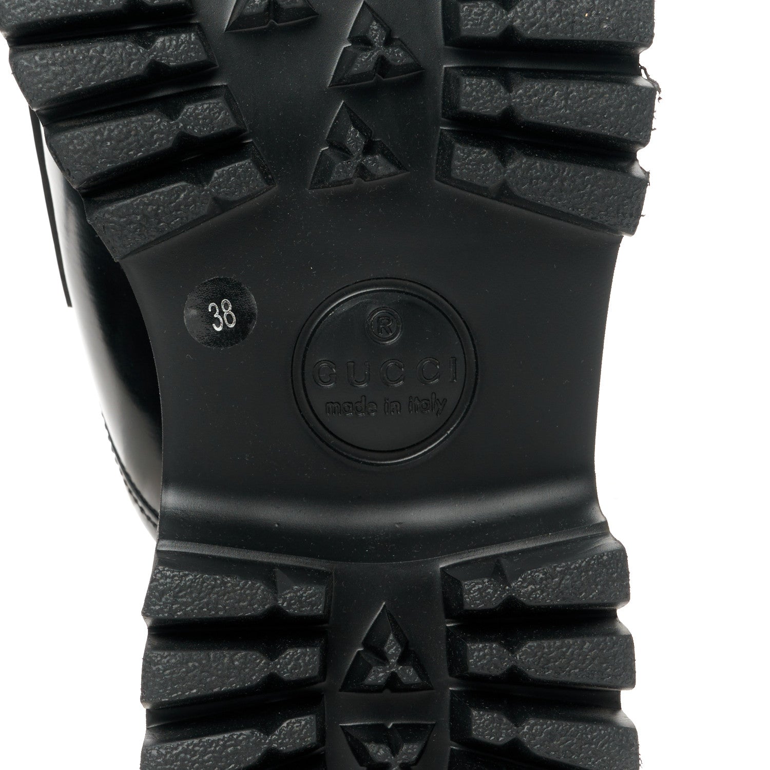 Gucci Magnum Calfskin Womens Horsebit Platform Mules 38 Black 6 of 11