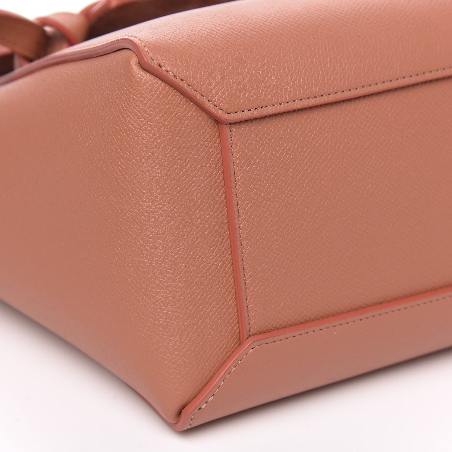 Celine Grained Calfskin Micro Belt Bag Lychee 8 of 9