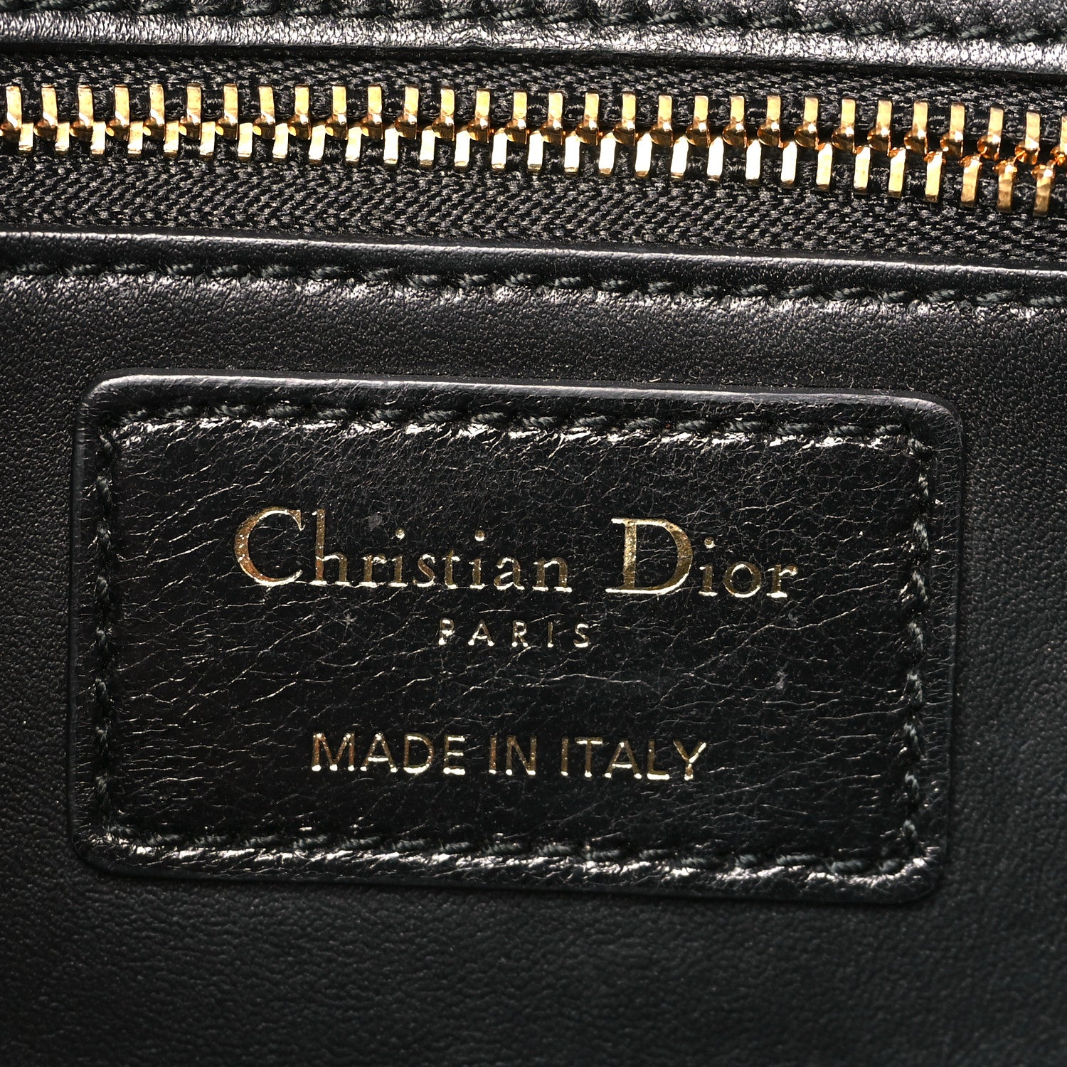 Christian Dior Calfskin 30 Montaigne Chain Pouch Black 6 of 10