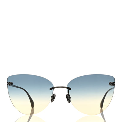 Chanel Cat Eye Sunglasses 4273-T Blue 2 of 7