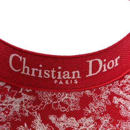 Christian Dior Toile De Jouy Reverse Visor Red 7 of 7