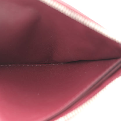 Bottega Veneta Nappa Intrecciato Square Zip Around Wallet Barolo 5 of 7