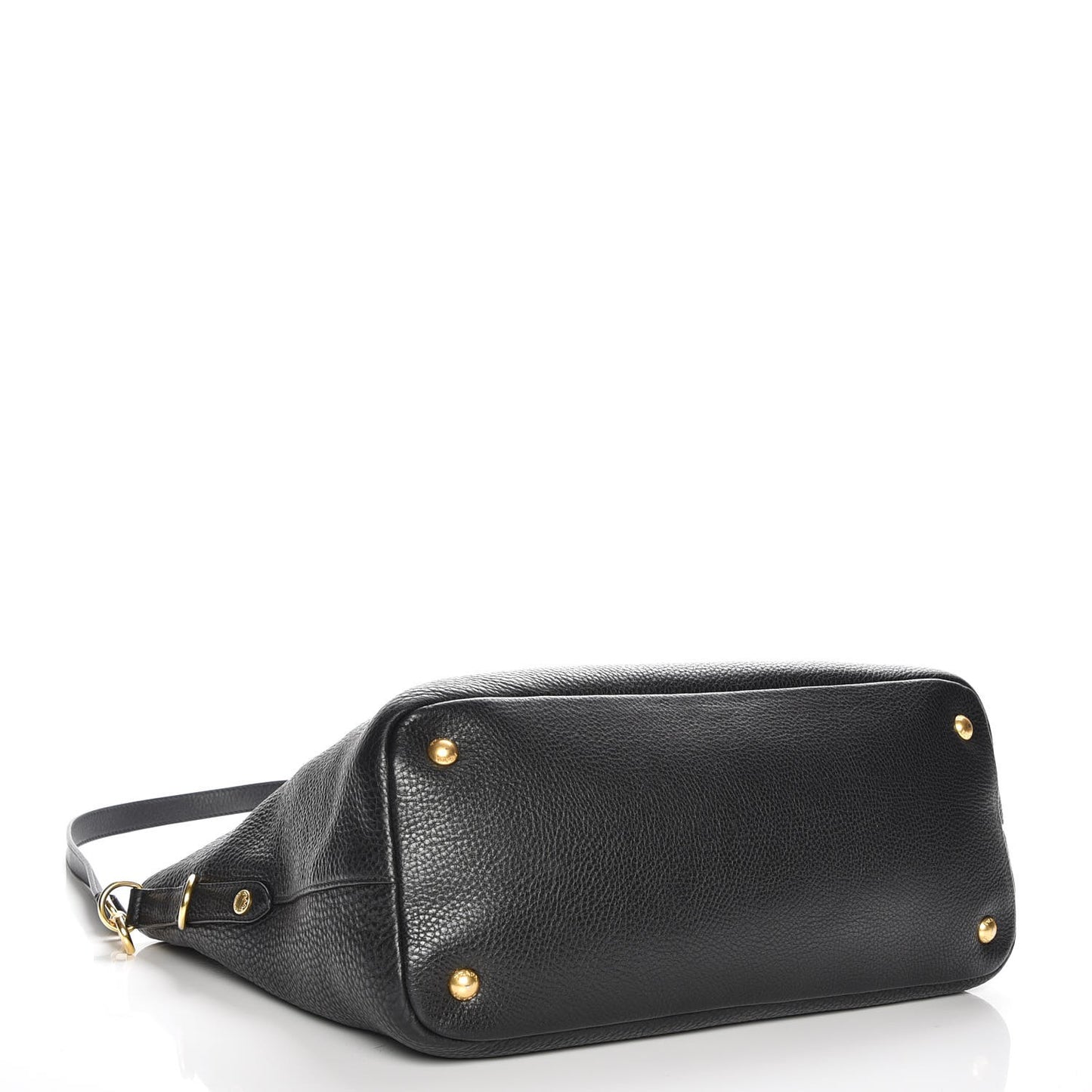 Vitello Daino Tote Nero Black
