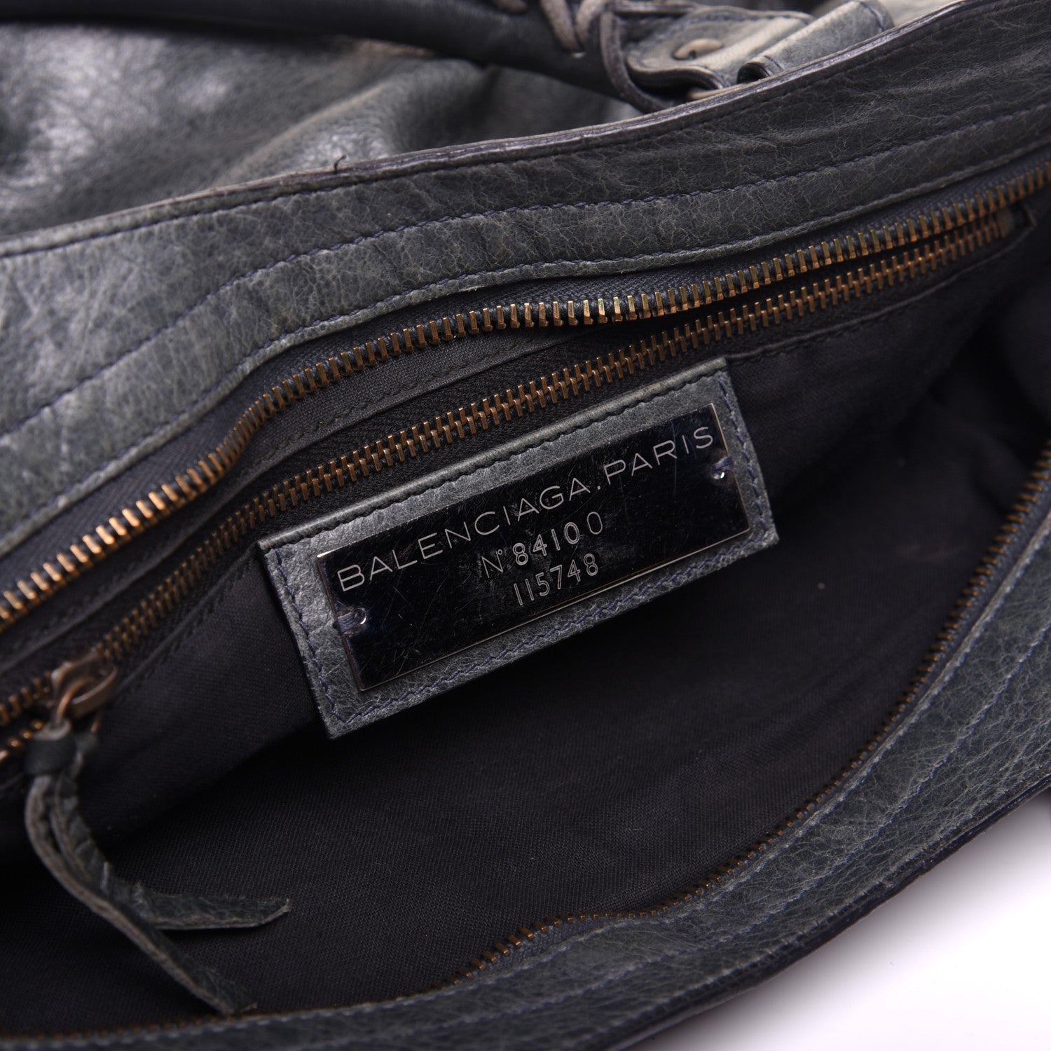 Balenciaga Agneau Classic Hardware City Anthracite 8 of 13