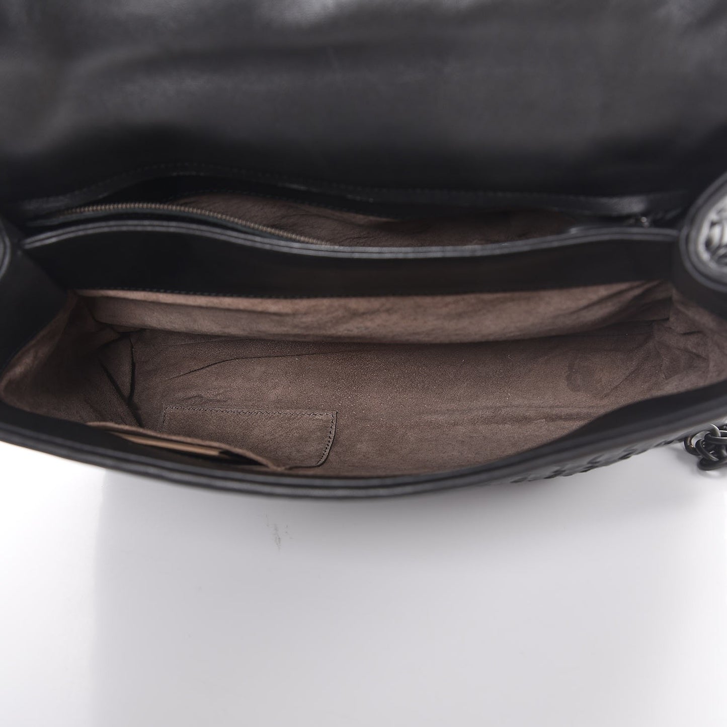 Nappa Intrecciato Medium Olimpia Bag Black