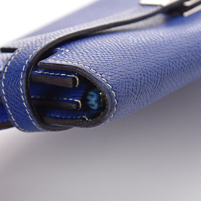 Hermes Epsom Kelly Longue Wallet Bleu Electrique Cobalt 11 of 13