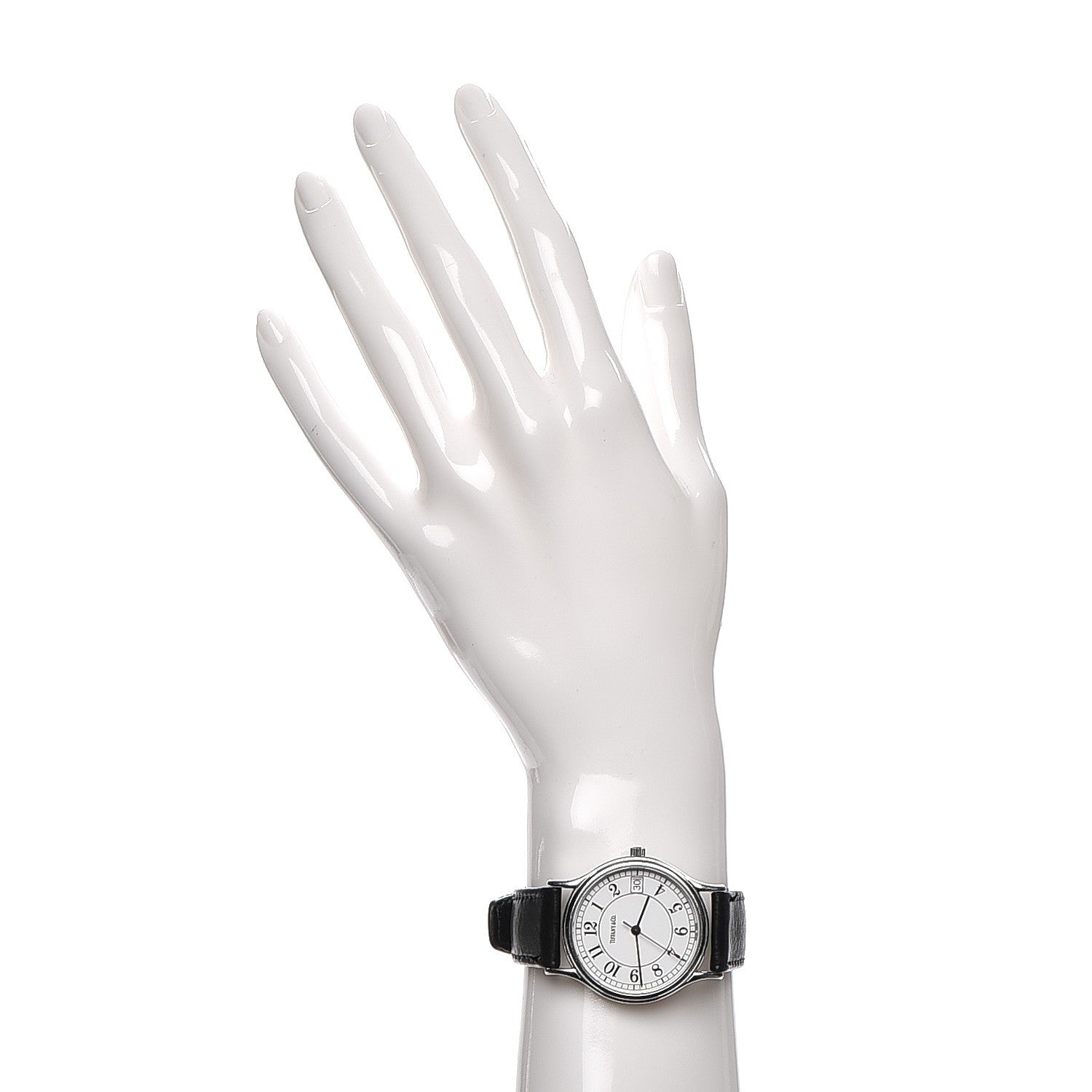 Tiffany Stainless Steel Calfskin 34mm Quartz Watch 2 of 8