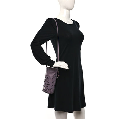 Loewe Nappa Calfskin Cutout Anagram Pocket Crossbody Bag Pale Aubergine Glaze 3 of 8