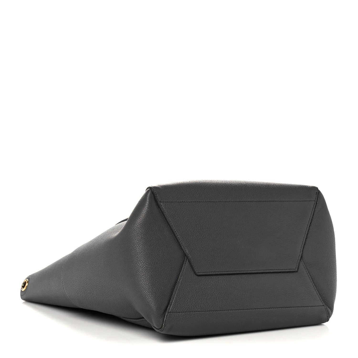 Celine Soft Grained Calfskin Sangle Bucket Bag Kohl 4 of 22