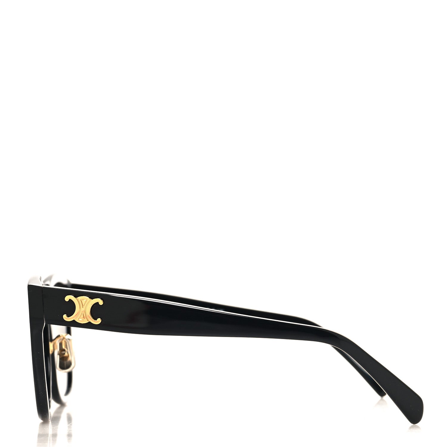 Celine Acetate Triomphe Sunglasses CL40222F Black 3 of 7