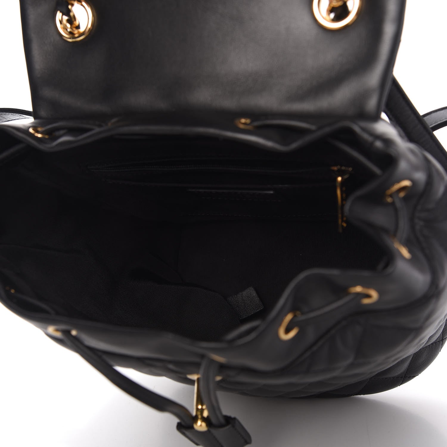 Chanel Lambskin Quilted Small Urban Spirit Backpack Black 5 of 10