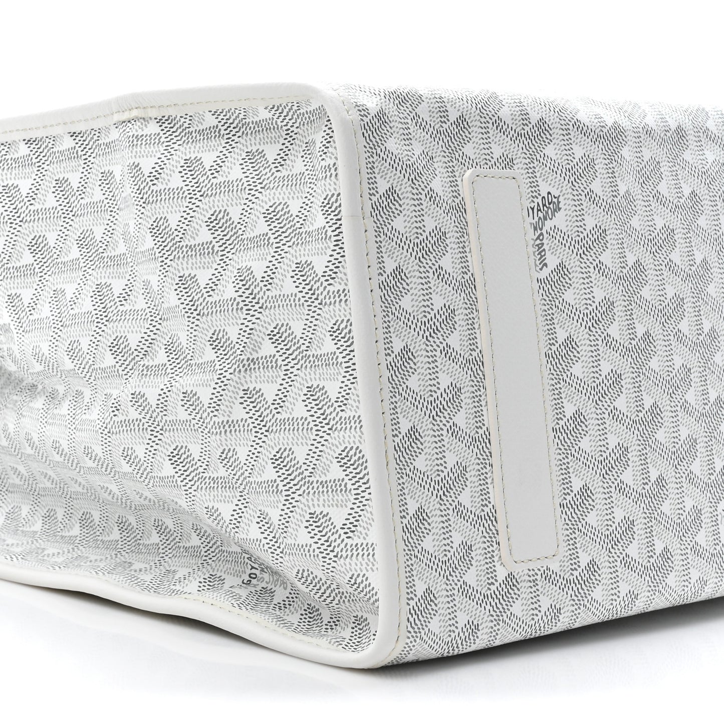 Goyardine Saint Leger Soft Briefcase Backpack White