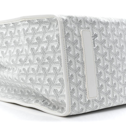 Goyard Goyardine Saint Leger Soft Briefcase Backpack White 9 of 9