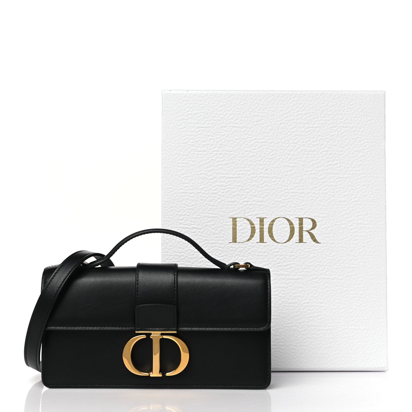 Smooth Calfskin Miss Montaigne Mini Flap Black Black