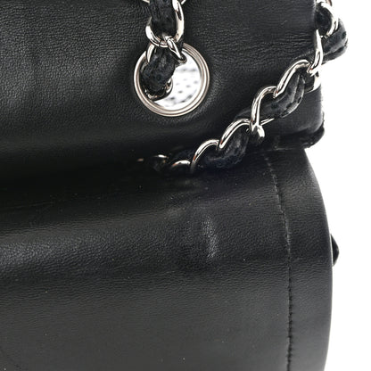 Chanel Lambskin Perforated Medium Double Flap Black 16 of 18