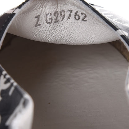 Chanel Lambskin Printed CC Espadrilles 38 Black White 9 of 10